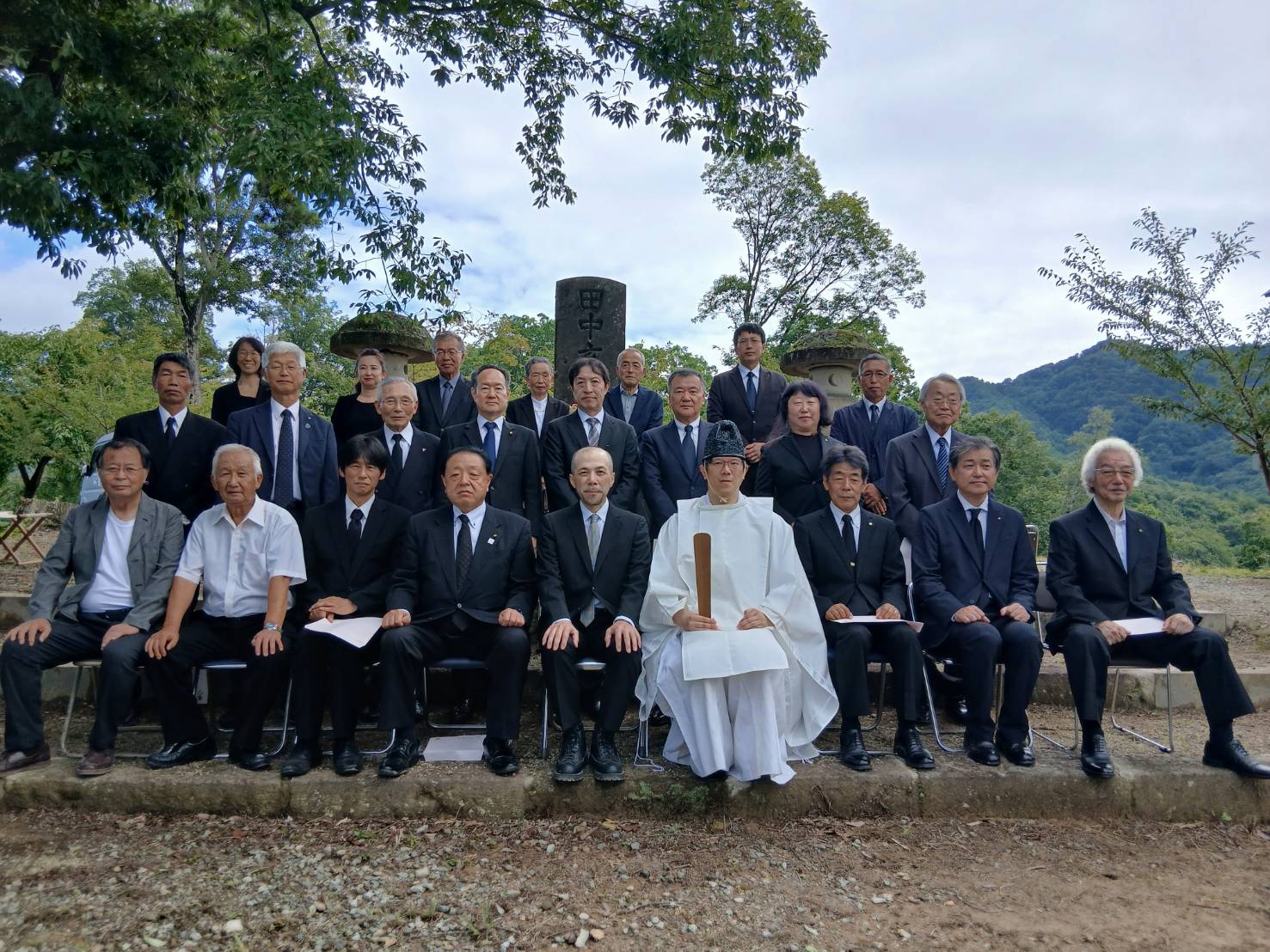 田中玄宰翁 墓前祭